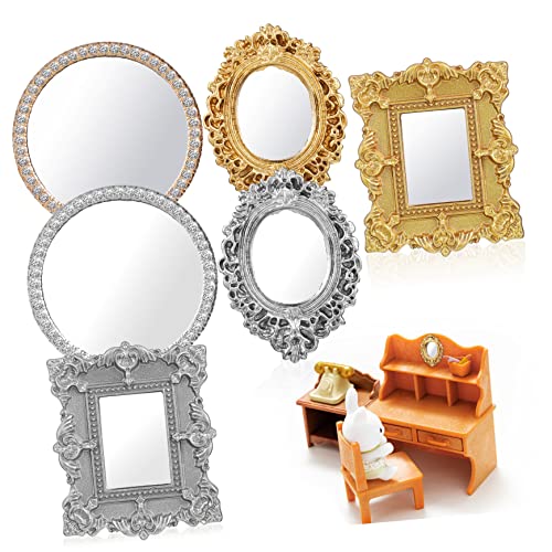 IMIKEYA 6Stücke Miniaturspiegel Modell Teiliges Für Puppenhaus Dekoration Elegante Ornamente Für DIY Einrichtung Und Fotografie Requisiten IMIKEYA 6Stücke Miniaturspiegel Modell Teiliges Für Puppenhaus Dekoration Elegante Ornamente Für DIY Einrichtung Und Fotografie Requisiten von IMIKEYA