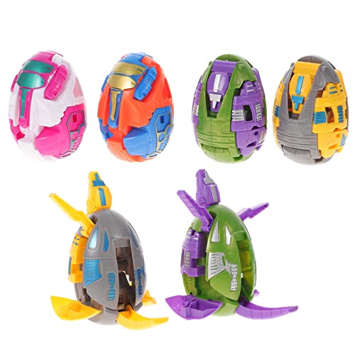 IMIKEYA 6Stücke Teiliges Dinosaurier Eierspielzeug Deformationsspielzeug für Realistische Simulationstiere für Geburtstagsfeiern und Lernspielzeug für Zuhause und Büro IMIKEYA 6Stücke Teiliges Dinosaurier Eierspielzeug Deformationsspielzeug für Realistische Simulationstiere für Geburtstagsfeiern und Lernspielzeug für Zuhause und Büro von IMIKEYA
