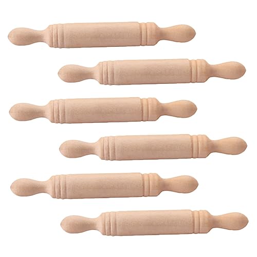 IMIKEYA 6Stücke Teiliges Mini Küchenzubehör Für Puppenhaus Winziger Hölzerner Rollstab Für Kreative Spielküchen Für Dekoration Und Fotografie IMIKEYA 6Stücke Teiliges Mini Küchenzubehör Für Puppenhaus Winziger Hölzerner Rollstab Für Kreative Spielküchen Für Dekoration Und Fotografie von IMIKEYA