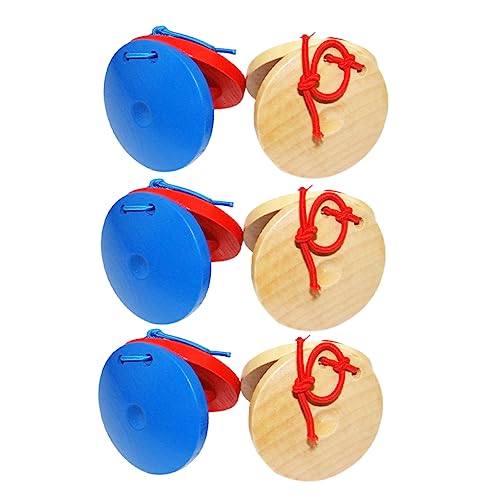 IMIKEYA 6Stücke Teiliges Musikspielzeug für Castanets Rhythmusgefühl und Musikalischem Talent für Vorschulunterricht und Kreative IMIKEYA 6Stücke Teiliges Musikspielzeug für Castanets Rhythmusgefühl und Musikalischem Talent für Vorschulunterricht und Kreative von IMIKEYA