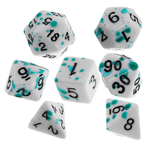 IMIKEYA 7 Stück facettierte Würfel Brettspiele Würfel Partywürfel Zahlenwürfel Bunte Würfel mehrseitige Würfel Unterhaltungswürfel Partyspielwürfel Acryl IMIKEYA 7 Stück facettierte Würfel Brettspiele Würfel Partywürfel Zahlenwürfel Bunte Würfel mehrseitige Würfel Unterhaltungswürfel Partyspielwürfel Acryl von IMIKEYA