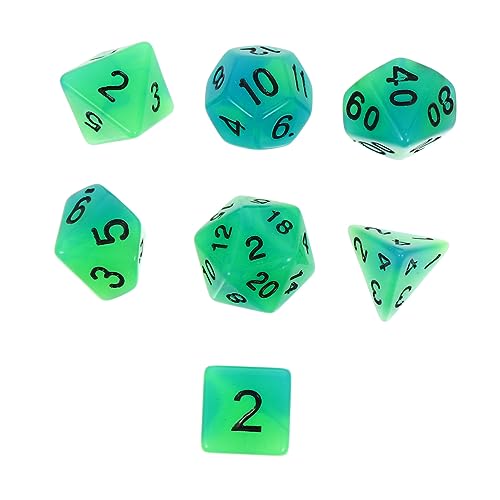 IMIKEYA 7 Stück mehrseitige Spielwürfel Partywürfel kreative Spielwürfel Brettspiele Würfel leuchtende Würfel Brettspiel Würfel polyedrische Würfel tragbare Spielwürfel Harz Blau IMIKEYA 7 Stück mehrseitige Spielwürfel Partywürfel kreative Spielwürfel Brettspiele Würfel leuchtende Würfel Brettspiel Würfel polyedrische Würfel tragbare Spielwürfel Harz Blau von IMIKEYA