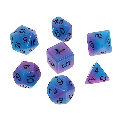IMIKEYA 7 Stück tragbare Spielwürfel Brettspiele Würfel lustige Würfel Spiel Requisiten Würfel Zubehör für Partywürfel Unterhaltungswürfel Spiel kleine Würfel leuchtende Würfel Harz Blau IMIKEYA 7 Stück tragbare Spielwürfel Brettspiele Würfel lustige Würfel Spiel Requisiten Würfel Zubehör für Partywürfel Unterhaltungswürfel Spiel kleine Würfel leuchtende Würfel Harz Blau von IMIKEYA