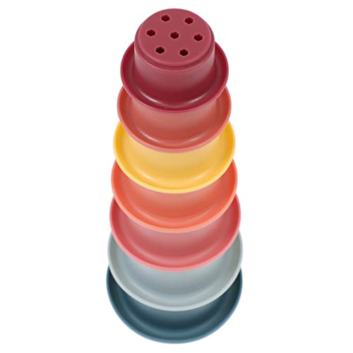 IMIKEYA 7Stücke Lustige Stapelbare Tassen für Teiliges Badespielzeug aus Hochwertigem Fördert Soziale Fähigkeiten und Farberkennung Kreativen Wasserspaß IMIKEYA 7Stücke Lustige Stapelbare Tassen für Teiliges Badespielzeug aus Hochwertigem Fördert Soziale Fähigkeiten und Farberkennung Kreativen Wasserspaß von IMIKEYA