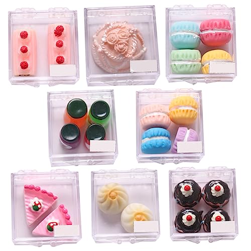 IMIKEYA 8 Sätze Miniaturfutterset winziges Lebensmittelmodell Mini Spiel Essen Dessert-Simulationsmodell Mini-Dessert- Realistischer Simulationskuchen Mini-Dessert- Harz IMIKEYA 8 Sätze Miniaturfutterset winziges Lebensmittelmodell Mini Spiel Essen Dessert-Simulationsmodell Mini-Dessert- Realistischer Simulationskuchen Mini-Dessert- Harz von IMIKEYA