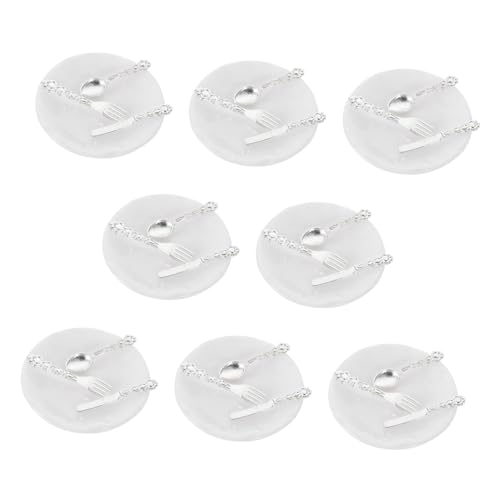 IMIKEYA 8 Sets Besteck Mini Küchenzubehör Mini Spielhaus Requisiten Miniatur Löffel Ornamente Miniatur Geschirr Mini Dekoration Mini Ornamente Weißer IMIKEYA 8 Sets Besteck Mini Küchenzubehör Mini Spielhaus Requisiten Miniatur Löffel Ornamente Miniatur Geschirr Mini Dekoration Mini Ornamente Weißer von IMIKEYA
