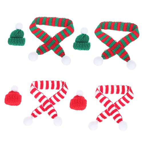 IMIKEYA 8 Stück Beanie-Schal Zubehör Party Weihnachten Mini-Schal Dekoration Mini-Strickmütze Mini-Schals Mini -Ornamente Minihut zum Basteln Mini-Hüte Handwerksbehörden Stricken IMIKEYA 8 Stück Beanie-Schal Zubehör Party Weihnachten Mini-Schal Dekoration Mini-Strickmütze Mini-Schals Mini -Ornamente Minihut zum Basteln Mini-Hüte Handwerksbehörden Stricken von IMIKEYA
