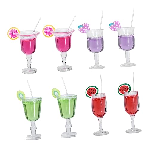 IMIKEYA Mini- -Ornamente 8 Stück Miniatur-cocktailbecher Spielzeug Cocktail Obst-Simulation Tragbar Leicht Zufälliger Stil IMIKEYA Mini- -Ornamente 8 Stück Miniatur-cocktailbecher Spielzeug Cocktail Obst-Simulation Tragbar Leicht Zufälliger Stil von IMIKEYA