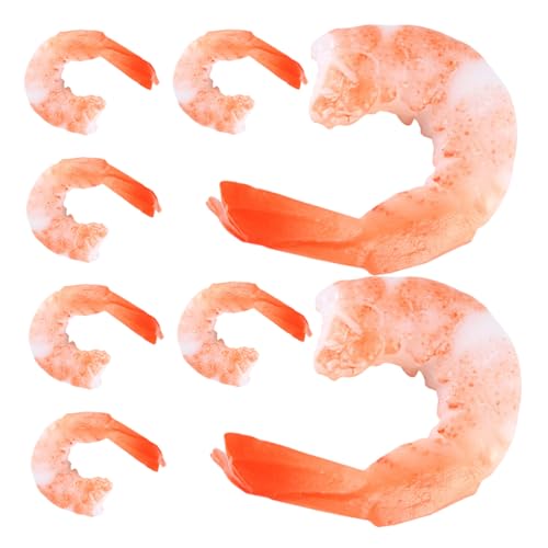 IMIKEYA 8 Stück Garnelenimitation Simulation Garnelenmodell Gefälschte Garnelen Requisite Künstliches Futter Gefälschtes Garnelenmodell Künstliches Geschältes Garnelenmodell IMIKEYA 8 Stück Garnelenimitation Simulation Garnelenmodell Gefälschte Garnelen Requisite Künstliches Futter Gefälschtes Garnelenmodell Künstliches Geschältes Garnelenmodell von IMIKEYA
