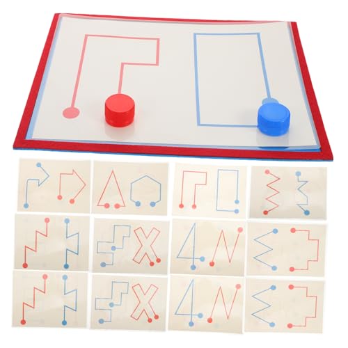 IMIKEYA 8 Stück Kleinkindspielzeug Links Gehirn Für Lehrreich Ausbildung Interhemisphärisches Training Spiele Lernen Kindergartenbedarf Basteln Stielspielzeug Kinderspiele Papier von IMIKEYA