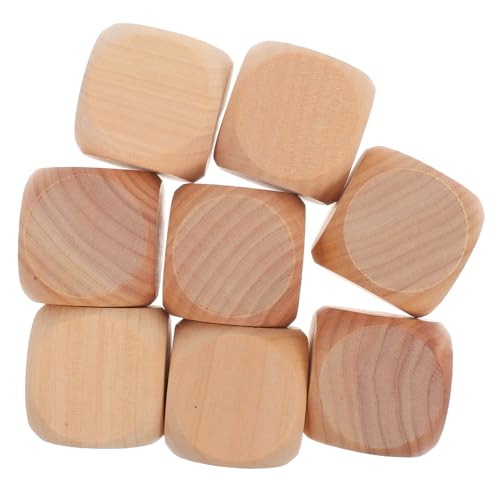 IMIKEYA 8 Stück Leere spielwürfel Partydekoration Party Spiele brettspiele Gesellschaftsspiele Leere Holzwürfel unvollendete Holzhaus-förmige Blöcke dados leeres Brettspiel Beige IMIKEYA 8 Stück Leere spielwürfel Partydekoration Party Spiele brettspiele Gesellschaftsspiele Leere Holzwürfel unvollendete Holzhaus-förmige Blöcke dados leeres Brettspiel Beige von IMIKEYA