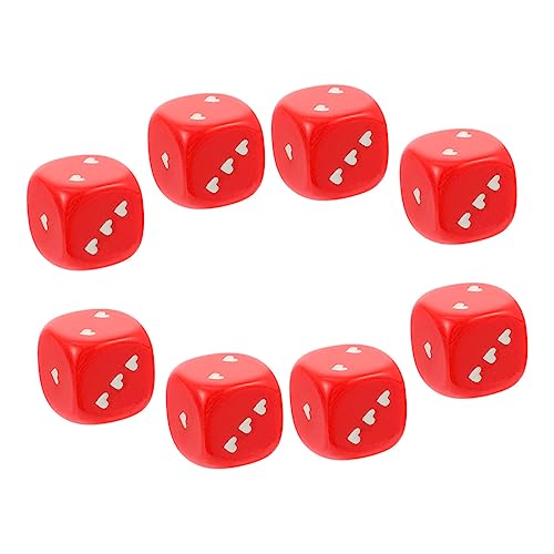 IMIKEYA 8 Stück Liebe Würfelspielzeug Kreatives Würfelspielzeug Würfel Würfelspielspielzeug Party-würfel- Sechsseitige Würfel Schickes Würfelspielzeug Acryl Rot IMIKEYA 8 Stück Liebe Würfelspielzeug Kreatives Würfelspielzeug Würfel Würfelspielspielzeug Party-würfel- Sechsseitige Würfel Schickes Würfelspielzeug Acryl Rot von IMIKEYA