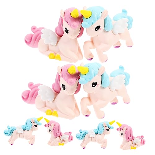 IMIKEYA 8 Stück Mini Einhorn Figuren aus Harz Niedliche Einhorn Kuchen Dekorationen für Torten und Mikro Landschaften und Realistische Deko für Feiern und Anlässe IMIKEYA 8 Stück Mini Einhorn Figuren aus Harz Niedliche Einhorn Kuchen Dekorationen für Torten und Mikro Landschaften und Realistische Deko für Feiern und Anlässe von IMIKEYA