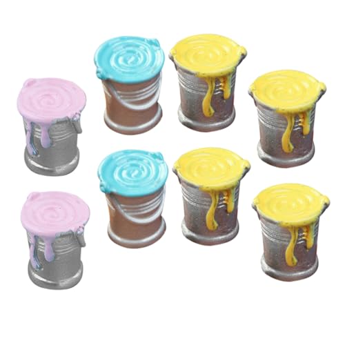 IMIKEYA 8 Stück Mini Farbeimer Modelle Puppen Für Puppenhaus Miniatur Puppenhaus Mini Puppenhausmöbel Puppenhaus Vinyl Dekorationen Miniatur Outdoor Werkzeuge Mikro IMIKEYA 8 Stück Mini Farbeimer Modelle Puppen Für Puppenhaus Miniatur Puppenhaus Mini Puppenhausmöbel Puppenhaus Vinyl Dekorationen Miniatur Outdoor Werkzeuge Mikro von IMIKEYA