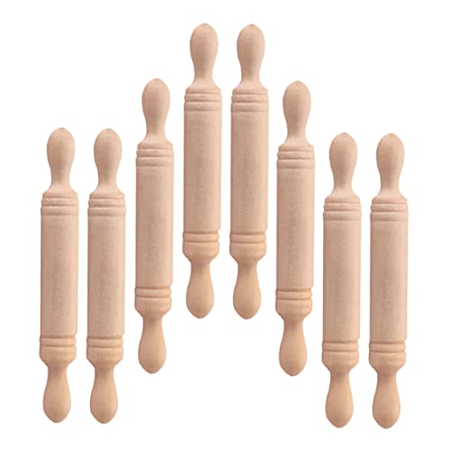 IMIKEYA 8 Stück Rollstock Buggy Miniatur Leute Aus Dem Puppenhaus Zubehör Kleinkinder Bausätze Bausatz Winziges Nudelholz Machen Sie Es Mini-Essen Hölzern IMIKEYA 8 Stück Rollstock Buggy Miniatur Leute Aus Dem Puppenhaus Zubehör Kleinkinder Bausätze Bausatz Winziges Nudelholz Machen Sie Es Mini-Essen Hölzern von IMIKEYA