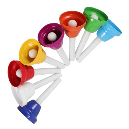 IMIKEYA 8 Stück Schlaginstrument musikinstrumente musikspielzeug Musikinstrument für Musikalisches für Schulglocke Musikspielzeug für Metall von IMIKEYA