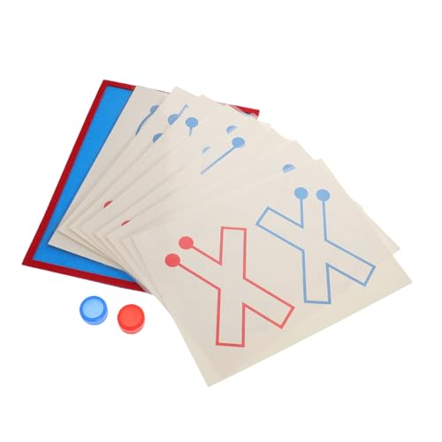 IMIKEYA 8 Stück Stielspielzeug für Kindergarten Gehirntraining Montessori Kinderspiele Karten Lernen Kleinkindspielzeug Papier IMIKEYA 8 Stück Stielspielzeug für Kindergarten Gehirntraining Montessori Kinderspiele Karten Lernen Kleinkindspielzeug Papier von IMIKEYA
