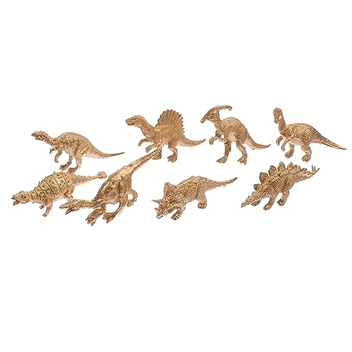 IMIKEYA 8 Stück Miniatur Dinosaurier Spielzeug Simulierte Dinosaurier Statues für Kinder Dekoration und Spielzeug Kreative Tischdeko für Partys und Sammlungen von IMIKEYA