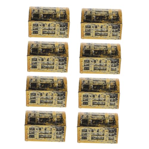 IMIKEYA 8 Stück Teiliges Mini Piratenschatztruhe Realistische Schatzkiste Modell Vintage Kunststoff Schatzkisten für Partydekoration Halloween IMIKEYA 8 Stück Teiliges Mini Piratenschatztruhe Realistische Schatzkiste Modell Vintage Kunststoff Schatzkisten für Partydekoration Halloween von IMIKEYA
