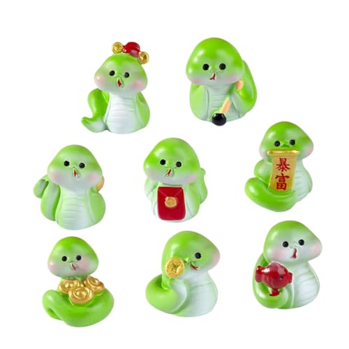 IMIKEYA 8 Stück Teiliges Mini schlangen Figuren aus Resin Realistische Micro Landschaft Dekoration Feine Details Vielseitig für DIY Garten Tisch Auto und Neujahrsfest Geeignet IMIKEYA 8 Stück Teiliges Mini schlangen Figuren aus Resin Realistische Micro Landschaft Dekoration Feine Details Vielseitig für DIY Garten Tisch Auto und Neujahrsfest Geeignet von IMIKEYA