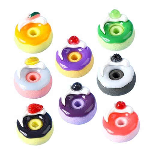 IMIKEYA 8 Stücke Donuts Harz Charms Donut Perle Donut Charms Perle Puppenhaus Lebensmittel Puppenhaus Bäckerei IMIKEYA 8 Stücke Donuts Harz Charms Donut Perle Donut Charms Perle Puppenhaus Lebensmittel Puppenhaus Bäckerei von IMIKEYA