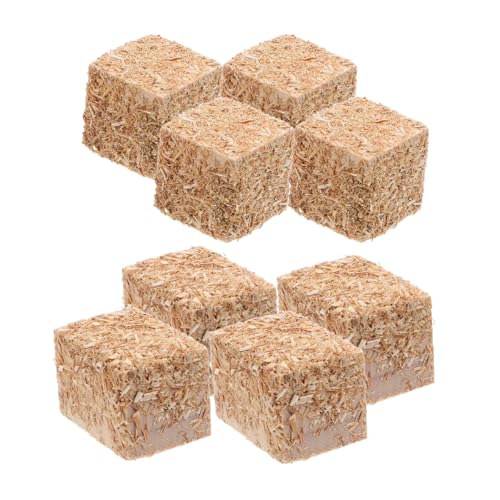 IMIKEYA 8 Teiliges Heuhaufen Modell Party Set Kleine Zubehörbüschel Heu Für Den Außenbereich Zur Dekoration Bauernhof Mini Gras Puppenhaus Heu Zum Dekorieren Dekoratives Heu Stroh von IMIKEYA