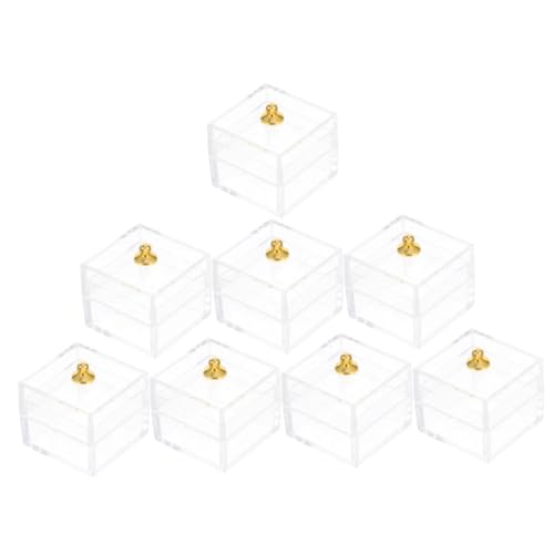 IMIKEYA 8Er-Packung Süßigkeiten-Displaybox Puppe Schwimmbad schaufenster Box klein süssigkeitenbox kleine Boxen deko Boxen Miniaturmodelle Mini-Hausdekor-Accessoire Plastik von IMIKEYA