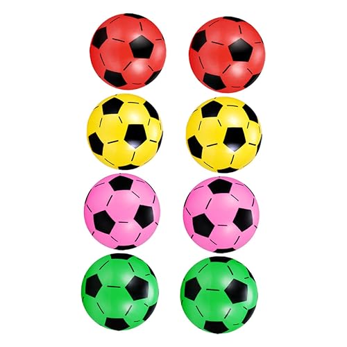 IMIKEYA Aufblasbarer Fußball für Kinder 8 Stücke Kunststoff Bunt für Indoor und Outdoor Aktivitäten Spielzeug für Garten und Pool IMIKEYA Aufblasbarer Fußball für Kinder 8 Stücke Kunststoff Bunt für Indoor und Outdoor Aktivitäten Spielzeug für Garten und Pool von IMIKEYA