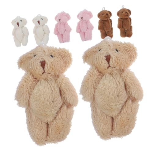 IMIKEYA 8Stücke Mini Plüschbär Schlüsselanhänger Weiche Stofftier Figuren für DIY Dekoration Vielseitige Farben für Babypartys Halsketten und Accessoires Langlebig und Tragbar IMIKEYA 8Stücke Mini Plüschbär Schlüsselanhänger Weiche Stofftier Figuren für DIY Dekoration Vielseitige Farben für Babypartys Halsketten und Accessoires Langlebig und Tragbar von IMIKEYA
