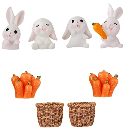 IMIKEYA 8Stücke Teiliges Kaninchen Figuren Niedliche Osterdekoration Für Kuchen Schlafzimmer Und Micro Perfektes Für Freunde IMIKEYA 8Stücke Teiliges Kaninchen Figuren Niedliche Osterdekoration Für Kuchen Schlafzimmer Und Micro Perfektes Für Freunde von IMIKEYA