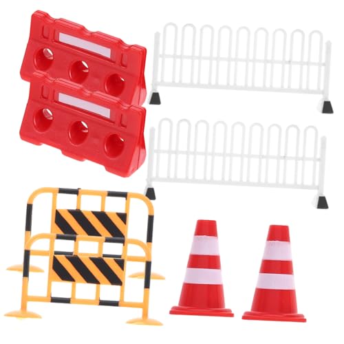 IMIKEYA 8Stücke Teiliges Verkehrszeichen Spielzeugset Für Verkehrskegel Und Absperrungen Symbolerkennung Und Verkehrssicherheit Für Themenpartys IMIKEYA 8Stücke Teiliges Verkehrszeichen Spielzeugset Für Verkehrskegel Und Absperrungen Symbolerkennung Und Verkehrssicherheit Für Themenpartys von IMIKEYA