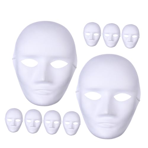 IMIKEYA 9 Stück Teiliges DIY Papier Masken Weiß Blank Maske für Basteln Bemalen Herren Fasching Karneval Party Zubehör Kreativ IMIKEYA 9 Stück Teiliges DIY Papier Masken Weiß Blank Maske für Basteln Bemalen Herren Fasching Karneval Party Zubehör Kreativ von IMIKEYA