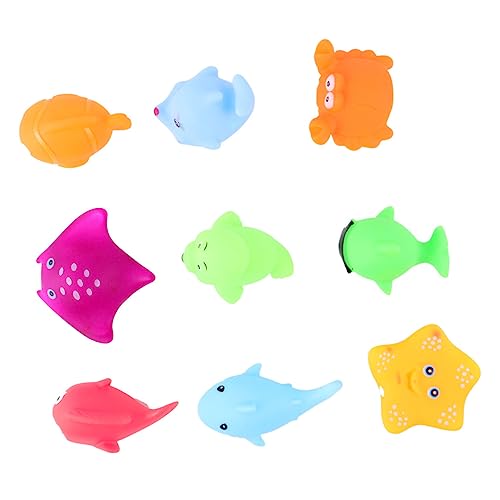 IMIKEYA 9 Stück Teiliges Tierdesign Badespielzeug für Kleinkinder Spritzendes Geräusch für Badewanne Fördert Motorik und Sicher für Junge Mädchen IMIKEYA 9 Stück Teiliges Tierdesign Badespielzeug für Kleinkinder Spritzendes Geräusch für Badewanne Fördert Motorik und Sicher für Junge Mädchen von IMIKEYA