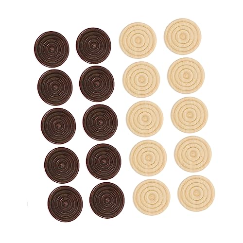 IMIKEYA 96Stücke Holz Schachfiguren Runde Spielsteine für Strategiespiele für Zuhause Büro Schule Camping und Reisen Holzfarbe IMIKEYA 96Stücke Holz Schachfiguren Runde Spielsteine für Strategiespiele für Zuhause Büro Schule Camping und Reisen Holzfarbe von IMIKEYA
