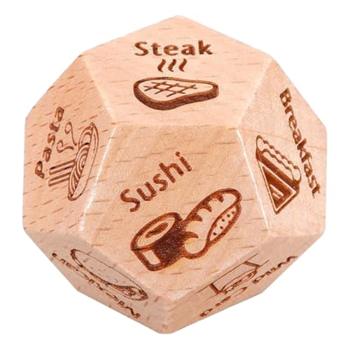 IMIKEYA Abendessen Entscheider Würfel Paar Gourmet Valentinstag Essen Entscheidung Khaki Holz IMIKEYA Abendessen Entscheider Würfel Paar Gourmet Valentinstag Essen Entscheidung Khaki Holz von IMIKEYA
