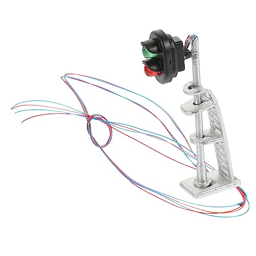 IMIKEYA Ampelmodell Verkehr LED Miniatur modellbahn zubehör Modelleisenbahnbeleuchtung -Ampel Modelleisenbahn-Straßenlaterne Szenerie DIY Ampel Plastik Silber IMIKEYA Ampelmodell Verkehr LED Miniatur modellbahn zubehör Modelleisenbahnbeleuchtung -Ampel Modelleisenbahn-Straßenlaterne Szenerie DIY Ampel Plastik Silber von IMIKEYA