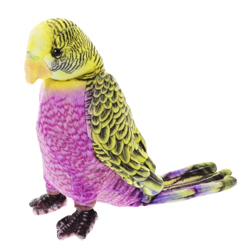 IMIKEYA Ara-Puppe papagei Kuscheltier Vogel Papagei Plüsch in Papageienform Papagei Stofftier Ara-Ornament Wohnkultur Papagei Stoffpuppe Violett von IMIKEYA