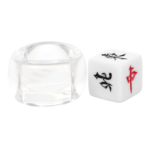 IMIKEYA Azimutwürfel Brettspielwürfel Mahjong Würfel Würfel Massenspiel Requisiten Tragbare Würfel Große Würfel Partyspielwürfel Kleine Würfel Würfel Für Mahjong Partygeschenk Würfelspiel von IMIKEYA