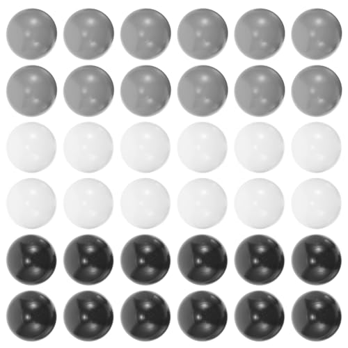 IMIKEYA Bällebad-Bälle 100 Stück Bälle Für Bällebad Plastikball Baby-Krabbelball Meeresball Für Babys Kinder Kinderspiele Pool Laufstall (5 5 cm 100 Stück Schwarz Und Weiß) von IMIKEYA