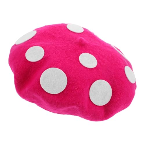 IMIKEYA Baskenkopfbedeckung halloween kopfschmuck Kinderkappe Halloween-Mütze Halloween-Cosplay Halloween-Pilzhut Beanie gestrickte Kürbismütze Kawaii-Hüte Pilzelfenhut Wollmischung Rosy IMIKEYA Baskenkopfbedeckung halloween kopfschmuck Kinderkappe Halloween-Mütze Halloween-Cosplay Halloween-Pilzhut Beanie gestrickte Kürbismütze Kawaii-Hüte Pilzelfenhut Wollmischung Rosy von IMIKEYA