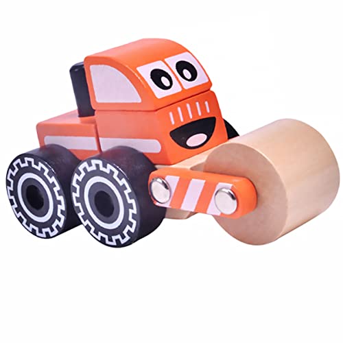 IMIKEYA Bauwagen puppenwagen Engineering-LKW Modellauto aus Holz Kognitives für Konstruktionsspielzeug Hölzern von IMIKEYA