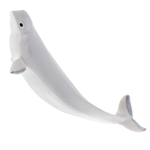 IMIKEYA Beluga Wal Figur Realistisches Simulationsmodell des Weißen Bildungsmodell Für Dekoration Tierfigur Für Unterwasserwelt IMIKEYA Beluga Wal Figur Realistisches Simulationsmodell des Weißen Bildungsmodell Für Dekoration Tierfigur Für Unterwasserwelt von IMIKEYA