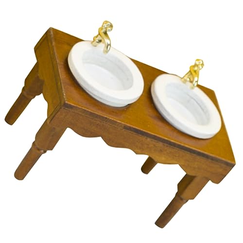 IMIKEYA Blase Puppe abwaschbecken wash Basin schränke fürs Bad Dollhouse Furniture Badezimmer Schrank badewannenarmatur Mini-Waschbecken im Badezimmer Miniatur-Waschbecken aus Holz IMIKEYA Blase Puppe abwaschbecken wash Basin schränke fürs Bad Dollhouse Furniture Badezimmer Schrank badewannenarmatur Mini-Waschbecken im Badezimmer Miniatur-Waschbecken aus Holz von IMIKEYA