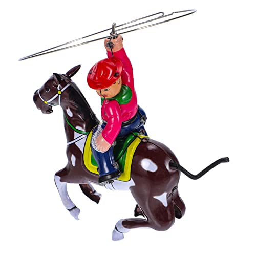 IMIKEYA Vintage Wind-up Spielzeug Aus Blech Nostalgischer Cowboy-Roboter Mit Uhrwerkmechanismus Für Sammler Als Dekoration Oder von IMIKEYA