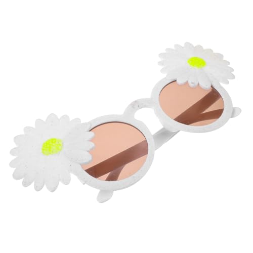IMIKEYA Blumen Sonnenbrille für Damen und Mädchen Lustige Partyaccessoires Farbenfrohe Sonnenbrille für Geburtstagsfeiern und Fotoshootings Robustem Material Leicht und Langlebig von IMIKEYA