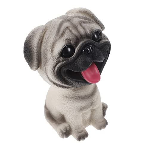 IMIKEYA Wackelhund Figur Aus Resin Niedliches Pug Ornament Für Auto Und Tischdekoration Schüttelkopf Hundedekoration Für Kuchen Und Wohnraum Puppen Adornment Für Hundeliebhaber IMIKEYA Wackelhund Figur Aus Resin Niedliches Pug Ornament Für Auto Und Tischdekoration Schüttelkopf Hundedekoration Für Kuchen Und Wohnraum Puppen Adornment Für Hundeliebhaber von IMIKEYA