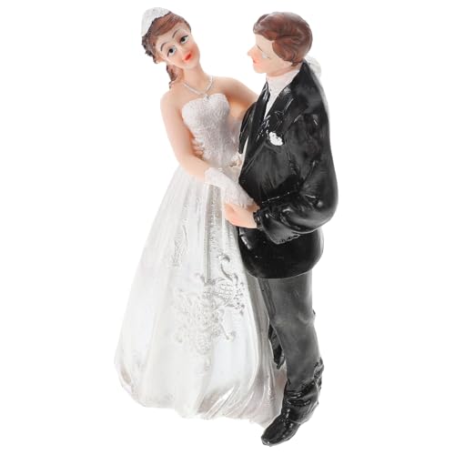 IMIKEYA Brautpaar Figur Aus Harz Für Hochzeitstorte Romantischer Kuchendekor Für Hochzeiten Verlobungen Und Feierlichkeiten Kompakte Puppe Für Traumhafte Dekorationen IMIKEYA Brautpaar Figur Aus Harz Für Hochzeitstorte Romantischer Kuchendekor Für Hochzeiten Verlobungen Und Feierlichkeiten Kompakte Puppe Für Traumhafte Dekorationen von IMIKEYA