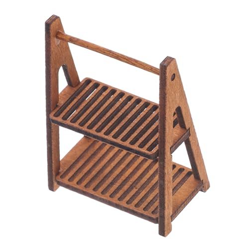 IMIKEYA Brotregal aus Holz für Puppenhaus Dekoratives Mini Puppenhauszubehör für Kreatives Basteln Langlebig und Tragbar für Kinderzimmer Dekoration IMIKEYA Brotregal aus Holz für Puppenhaus Dekoratives Mini Puppenhauszubehör für Kreatives Basteln Langlebig und Tragbar für Kinderzimmer Dekoration von IMIKEYA