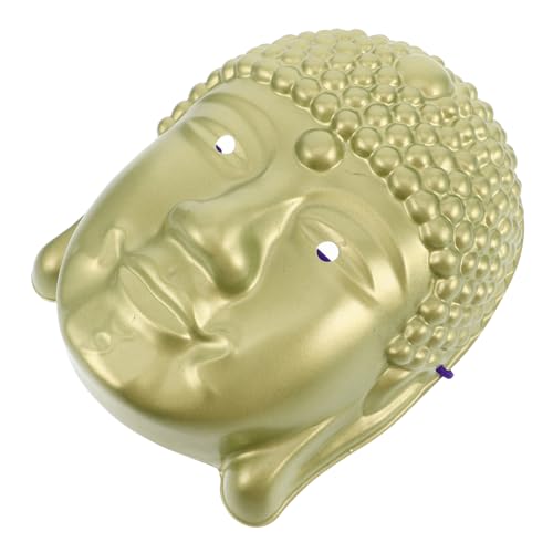 IMIKEYA Buddha-kopfmaske Vintage-Maske Maskerade Masken Karnevalsmasken Vintage Halloween-Maske Maskerademaske Für Männer Kostüm Maske Cosplay-Maske Masken-Cosplay Maskenkostüm PVC Golden von IMIKEYA