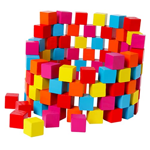 IMIKEYA Bunte Holzbausteine Für Lernspielzeug Für Frühe Bildung Interessante Würfelblöcke Für Kreatives Und Bauen Für Montessori Und Stem Aktivitäten IMIKEYA Bunte Holzbausteine Für Lernspielzeug Für Frühe Bildung Interessante Würfelblöcke Für Kreatives Und Bauen Für Montessori Und Stem Aktivitäten von IMIKEYA